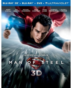 Man of Steel 3D Blu-ray (Blu-ray 3D + Blu-ray + DVD)